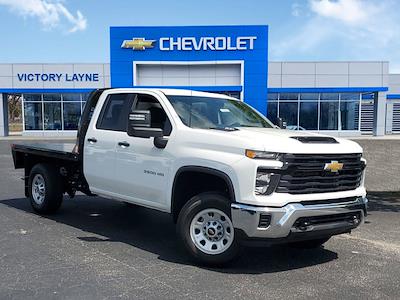 New 2024 Chevrolet Silverado 3500 Work Truck Double Cab RWD, 8' 6" CM Truck Beds RD Model Flatbed Truck for sale #S4966 - photo 1