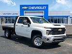 New 2024 Chevrolet Silverado 3500 Work Truck Double Cab RWD, 8' 6" CM Truck Beds RD Model Flatbed Truck for sale #S4966 - photo 1