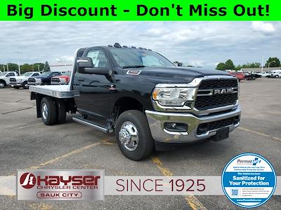 New 2023 Ram 3500 Tradesman Regular Cab 4x4, 9' 4" Future Line Skirted Rancher Flatbed Truck for sale #P3472 - photo 1
