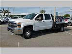 Used 2018 Chevrolet Silverado 3500 Work Truck Crew Cab 4x4, CM Truck Beds SK Model Flatbed Truck for sale #20T269A - photo 20