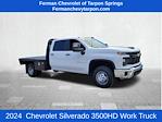 New 2024 Chevrolet Silverado 3500 Work Truck Crew Cab 4WD, Knapheide Flatbed Truck for sale #24T1083 - photo 1