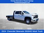 New 2024 Chevrolet Silverado 3500 Work Truck Crew Cab 4WD, Knapheide Flatbed Truck for sale #24T1124 - photo 1