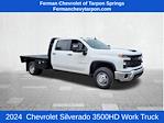 New 2024 Chevrolet Silverado 3500 Work Truck Crew Cab 4WD, Flatbed Truck for sale #24T1333 - photo 1