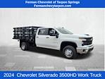 New 2024 Chevrolet Silverado 3500 Work Truck Crew Cab 4WD, Stake Bed for sale #24T370 - photo 1