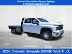 New 2024 Chevrolet Silverado 3500 Work Truck Crew Cab RWD, Flatbed Truck for sale #24T773 - photo 1