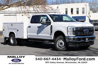 New 2023 Ford F-350 XL Crew Cab 4x4, 9' Reading Classic II Steel Service Truck for sale #T231636 - photo 1