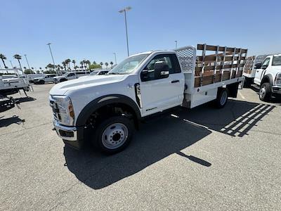 2024 Ford F-450 Regular Cab DRW RWD, Scelzi WFB Stake Bed for sale #FR2501 - photo 1