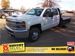 Used 2019 Chevrolet Silverado 3500 Work Truck Crew Cab 4x4, CM Truck Beds Flatbed Truck for sale #GE97454F - photo 4