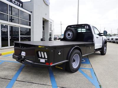 2024 Ford F-600 Regular Cab DRW 4x2, CM Truck Beds SK Model Flatbed Truck for sale #RDA00468 - photo 2