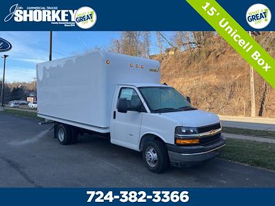 Used 2022 Chevrolet Express 3500 Work Van RWD, Unicell Classicube Box Truck for sale #5U00774 - photo 1