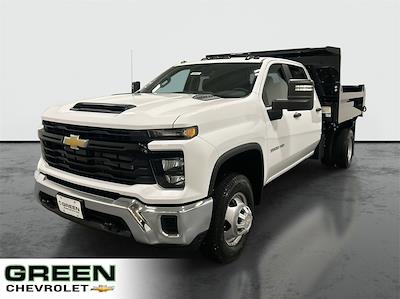 New 2024 Chevrolet Silverado 3500 Work Truck Crew Cab 4x4, 9' 6" Knapheide Rigid Side Dump Truck for sale #E26143 - photo 1