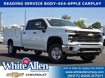 New 2024 Chevrolet Silverado 2500 Work Truck Crew Cab 4WD, Reading Service Truck for sale #T24775 - photo 1