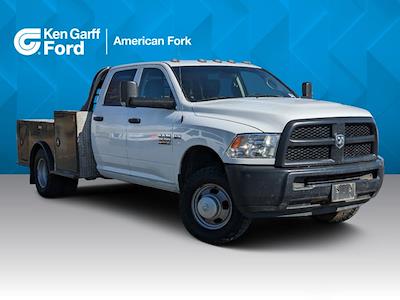 Used 2018 Ram 3500 Tradesman Crew Cab 4x4, Flatbed Truck for sale #1FP8416 - photo 1