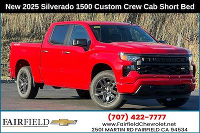 New 2025 Chevrolet Silverado 1500 Custom Crew Cab 4x4, Pickup for sale #250046 - photo 1