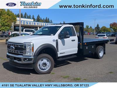 2024 Ford F-550 Regular Cab DRW 4x4, Knapheide Value-Master X Flatbed Truck for sale #FRDA18840 - photo 1