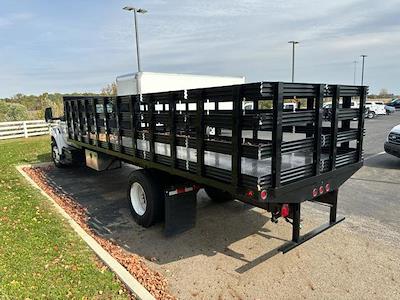 New 2024 Ford F-750 Base Regular Cab 4x2, Blue Ridge Manufacturing Farmhand Stake Bed for sale #JM9867F - photo 2