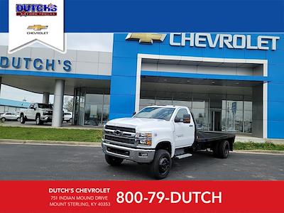 Used 2022 Chevrolet Silverado 6500 Work Truck Regular Cab 4x4, Flatbed Truck for sale #678089 - photo 1