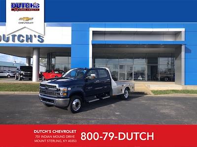 New 2023 Chevrolet Silverado 5500 Work Truck Crew Cab 4x2, CM Truck Beds Flatbed Truck for sale #C4132 - photo 1