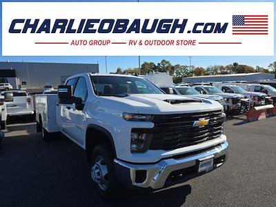 New 2024 Chevrolet Silverado 3500 Work Truck Crew Cab 4WD, 9' Reading Classic II Steel Service Truck for sale #24WC220 - photo 1