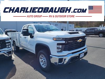New 2024 Chevrolet Silverado 3500 Work Truck Double Cab 4WD, 8' 2" Reading Classic II Steel Service Truck for sale #24WC69 - photo 1
