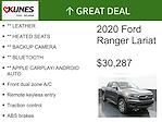 Used 2020 Ford Ranger Lariat SuperCrew Cab 4x4, Pickup for sale #01P2056 - photo 6