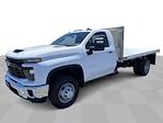 New 2024 Chevrolet Silverado 3500 Work Truck Regular Cab 4x4, 12' 3" Knapheide Aluminum Platform Body Flatbed Truck for sale #24TC0810 - photo 1