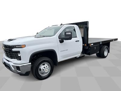 New 2025 Chevrolet Silverado 3500 Work Truck Regular Cab RWD, 12' 5" Knapheide Value-Master X Flatbed Truck for sale #25TC0157 - photo 1