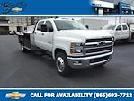 New 2022 Chevrolet Silverado 5500 Crew Cab 4x2, 11' 4" CM Truck Beds TM Deluxe Flatbed Truck for sale #25856 - photo 3