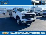 2024 Chevrolet Silverado 3500 Regular Cab 4x4, CM Truck Beds TM Deluxe Flatbed Truck for sale #26264 - photo 3