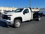 2024 Chevrolet Silverado 3500 Regular Cab 4x4, CM Truck Beds TM Deluxe Flatbed Truck for sale #26264 - photo 1