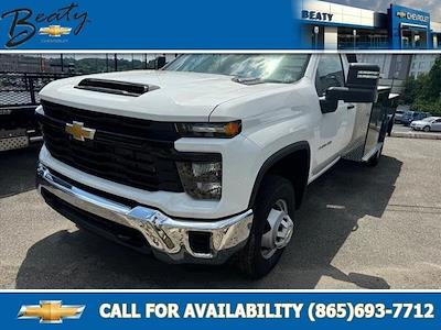 2024 Chevrolet Silverado 3500 Regular Cab 4x4, CM Truck Beds TM Deluxe Flatbed Truck for sale #27193 - photo 1