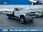 New 2023 Chevrolet Silverado 5500 Work Truck Regular Cab 4x4, 11' 4" CM Truck Beds SK Model Flatbed Truck for sale #27283 - photo 1