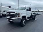 New 2023 Chevrolet Silverado 5500 Work Truck Regular Cab 4x4, 11' 4" CM Truck Beds SK Model Flatbed Truck for sale #27283 - photo 3