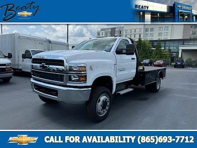 New 2024 Chevrolet Silverado 5500 Work Truck Regular Cab 4x4, 11' 4" CM Truck Beds SK Model Flatbed Truck for sale #27625 - photo 1