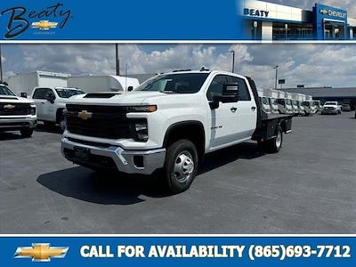 2024 Chevrolet Silverado 3500 Crew Cab 4x4, CM Truck Beds SK Model Flatbed Truck for sale #27713 - photo 1