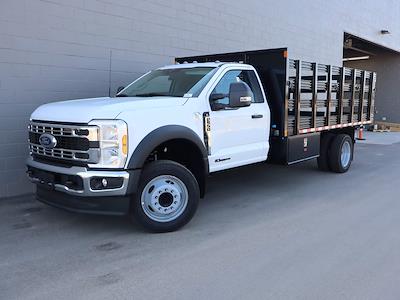 New 2024 Ford F-550 Regular Cab 4x2, 14' 6" SH Truck Bodies Stake Bed for sale #241708F - photo 1