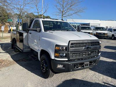 New 2023 Chevrolet Silverado 4500 Work Truck Regular Cab RWD, 11' 4" CM Truck Beds TM Deluxe Flatbed Truck for sale #CN34621 - photo 1