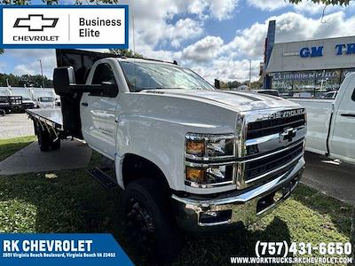 New 2023 Chevrolet Silverado 5500 Work Truck Regular Cab 4WD, 18' Johnie Gregory Truck Bodies, Inc. Flatbed Truck for sale #CN36222 - photo 1