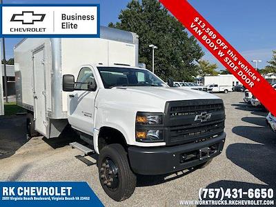 New 2023 Chevrolet Silverado 5500 Work Truck Regular Cab 4WD, Wabash Dry Freight Body Box Truck for sale #CN37892 - photo 1