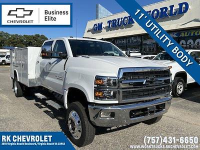 New 2024 Chevrolet Silverado 5500 Work Truck Crew Cab 4WD, 11' Reading Classic II Steel Service Truck for sale #CN48997 - photo 1