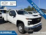 New 2024 Chevrolet Silverado 3500 Work Truck Crew Cab 4WD, 9' Reading Classic II Steel Service Truck for sale #CN49101 - photo 1