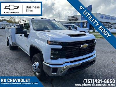 New 2024 Chevrolet Silverado 3500 Work Truck Crew Cab 4WD, 9' Reading Classic II Steel Service Truck for sale #CN49691 - photo 1