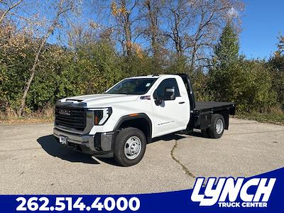 New 2024 GMC Sierra 3500 Pro Regular Cab 4WD, Knapheide Flatbed Truck for sale #25483T - photo 1