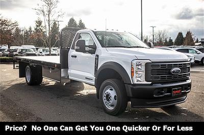 New 2023 Ford F-550 Regular Cab 4x4, 16' Scelzi WFB Flatbed Truck for sale #T23582 - photo 1