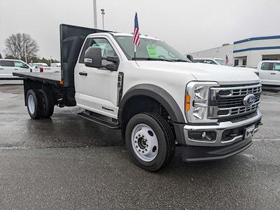 2023 Ford F-450 Regular Cab DRW 4WD, PJ's Platform Body Flatbed Truck for sale #T238202 - photo 1