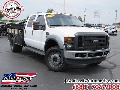 Used 2008 Ford F-450 Lariat Crew Cab 4WD, Flatbed Truck for sale #LC04009 - photo 1