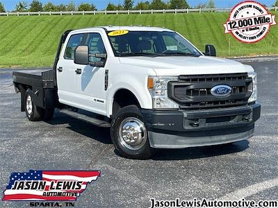 Used 2021 Ford F-350 XL Crew Cab 4WD, Flatbed Truck for sale #LE07093E - photo 1