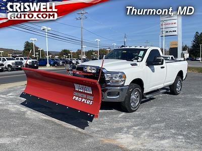 New 2024 Ram 2500 Tradesman Regular Cab 4x4, Western Snowplow Plow Truck for sale #D240474 - photo 1