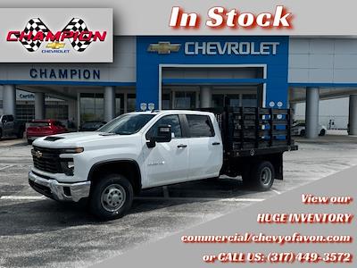 New 2024 Chevrolet Silverado 3500 Work Truck Crew Cab 4x4, Knapheide Value-Master X Stake CVS Stake Bed for sale #RF269044 - photo 1