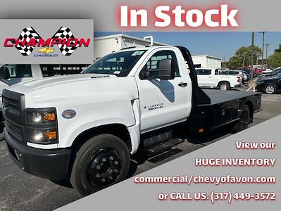 New 2024 Chevrolet Silverado 5500 Work Truck Regular Cab 4x2, 11' 4" CM Truck Beds SK Model Flatbed Truck for sale #RH081281 - photo 1